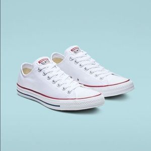 White Low Top Converse